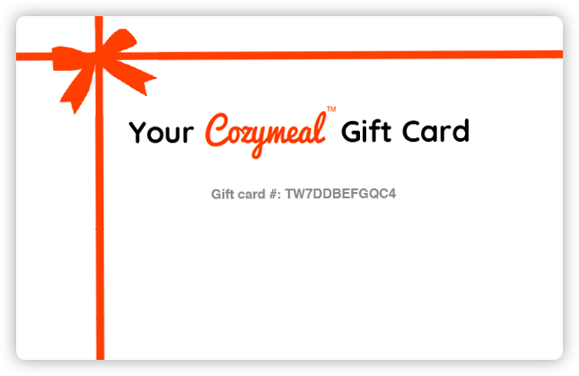 cozymeal gift card
